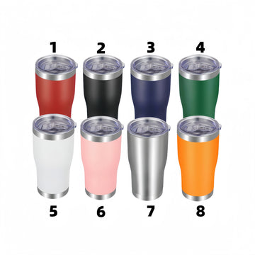 20oz Stainless Steel Car Tumblers Travel Mugs with Lid(Laser free customization)